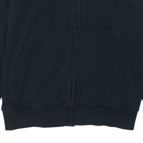Additional view of Adidas Men’s Black Full Zip Hoodie M Regular Fit Fleece Sweatshirt