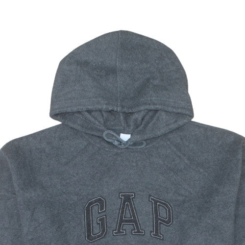 GAP Men’s Grey Fleece Pullover Hoodie XL Regular Fit