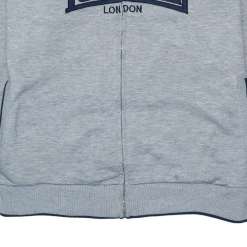 Lonsdale Men’s Grey 3XL Track Jacket Full Zip Fleece Sportswear