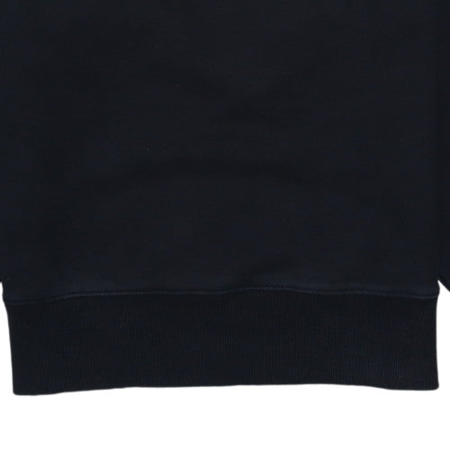 Tommy Jeans Womens Black Cotton Crew Neck Pullover Sweatshirt M