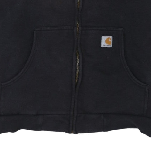 Carhartt Men's Black 4XL Tall Full Zip Hooded Work Hoodie