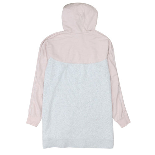 Nike Women’s Pink & Grey Pullover Long Sleeve Hoodie Size M