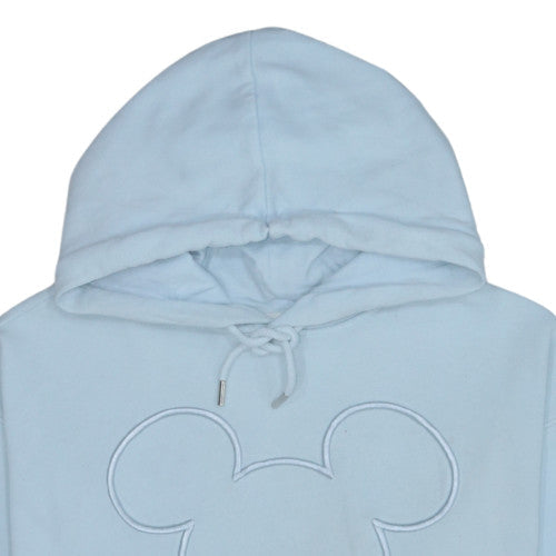 Additional view of H&M Women Light Blue Disney Mickey Hoodie, size L, Cotton Blend