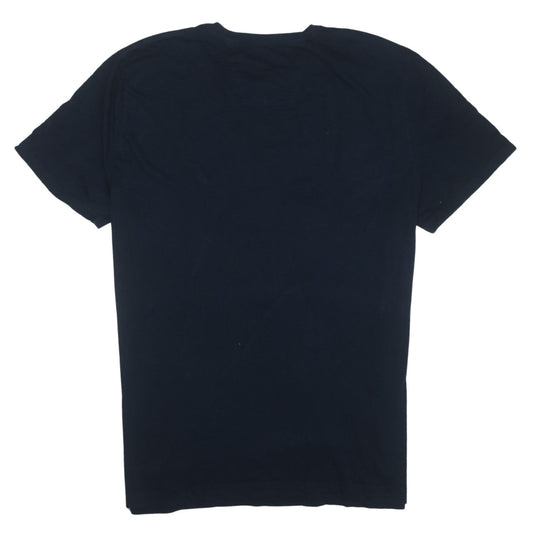 Nautica Men's Blue 2XL Colourblock Cotton Crew Neck T-Shirt