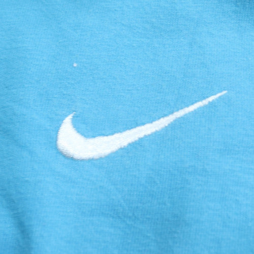 Nike Men's Blue V-Neck Short Sleeve Cotton T-Shirt 2XL Regular Fit
