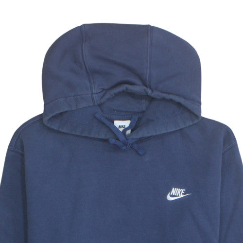 Nike Men's Blue Pullover Hoodie L Sports Fleece Sweatshirt