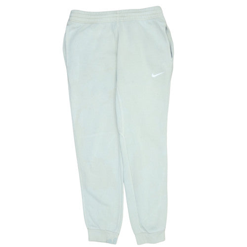 Nike Men Beige Fleece Jogger Trousers M Regular Fit