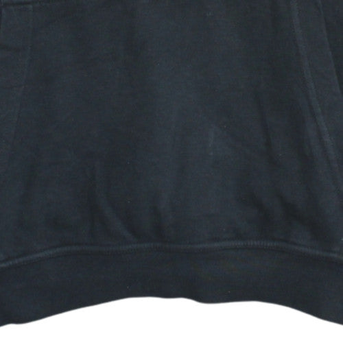 Nike Men's Black Pullover Hoodie M Logo Fleece Sweatshirt