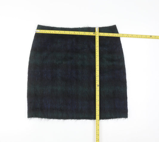 Talbots Women’s Multicoloured Wool Pencil Skirt Size 10 Lined Tweed