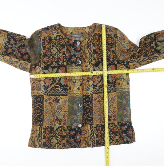 Van Heusen Women’s Multicoloured Bohemian Button Cardigan M