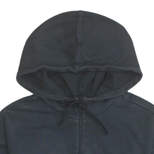Additional view of adidas Men's Black Pullover Hoodie S Fleece 1/4 Zip Trefoil Logo