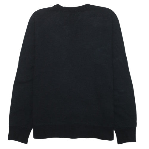 Puma Women Black Crew Neck Pullover Sweatshirt Size L