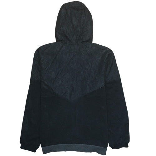 Adidas Mens Black L Hooded Full Zip Sports Jacket