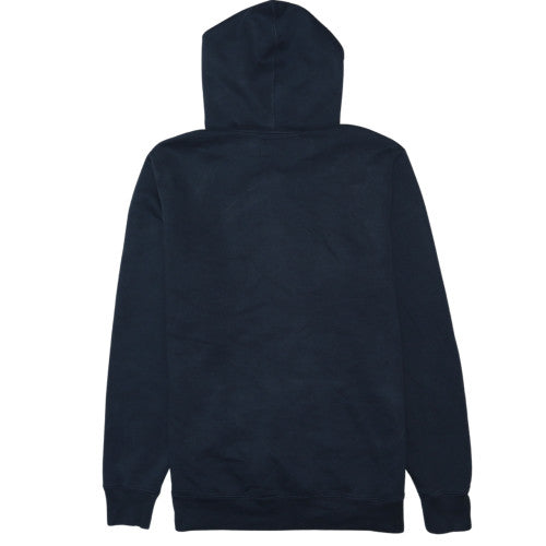 Champion Womens Navy Pullover Hoodie L Cotton Blend Logo Sweatshirt