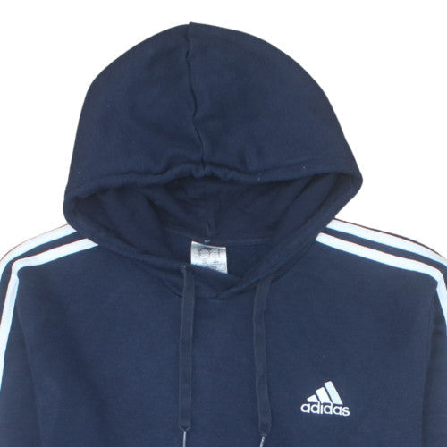 Additional view of Adidas men’s blue pullover hoodie l sports fleece sweatshirt