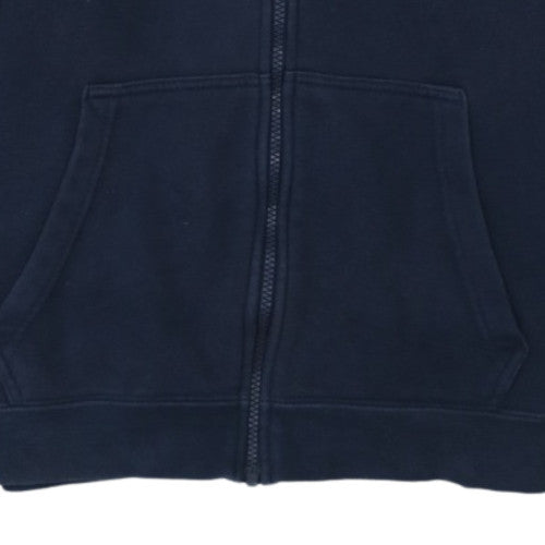 Nike Men's Blue Full Zip Hoodie Size S Fleece Sportswear