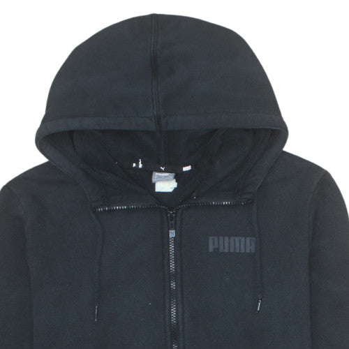 Additional view of Puma Men's Black Full Zip Hoodie, size M, Fleece Sportswear