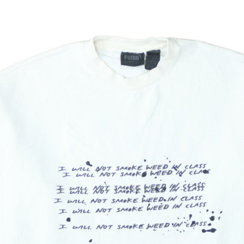 Puma by Rihanna Mens White Graphic Pullover Sweatshirt UK 10 - Fenty Edition