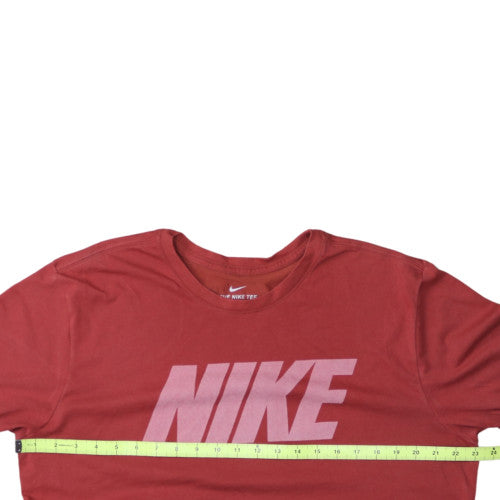 Nike Men's Red Dri-Fit Crew Neck Athletic T-Shirt XL