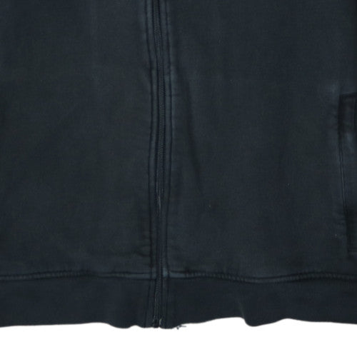 Lacoste Men’s Black Full Zip Hoodie XL Sports Cotton Blend
