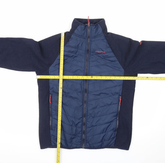 Craghoppers Men's Blue Full Zip Fleece Soft Shell Jacket Size M