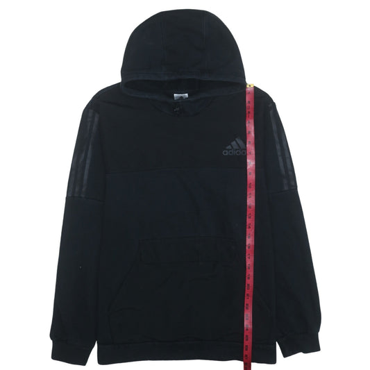 Adidas Mens Black XL Pullover Hoodie Fleece Sportswear