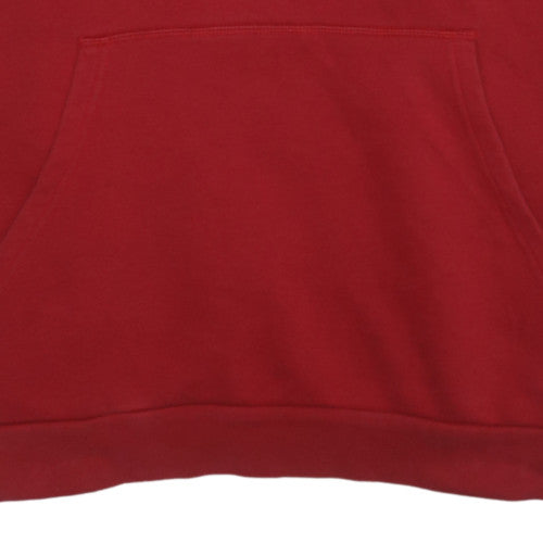 Adidas Men's Red 2XL Pullover Hoodie Fleece Sportswear