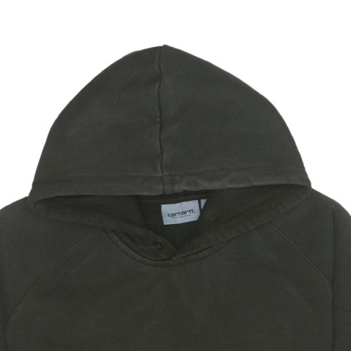 Carhartt Men's Green Pullover Hoodie L Fleece Sweatshirt