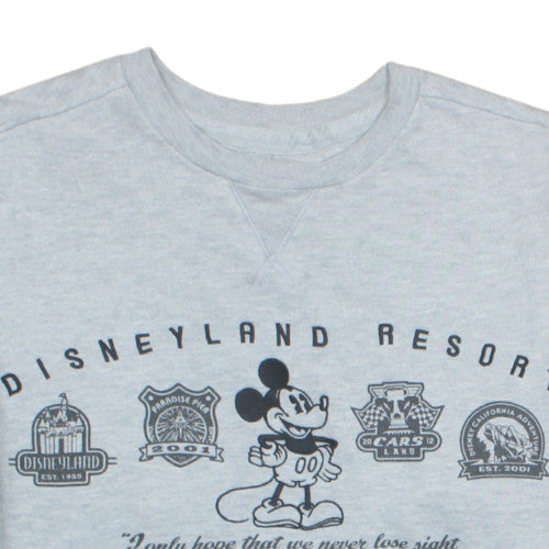 Disney Parks Women's Grey Mickey Mouse Pullover Sweatshirt Size S