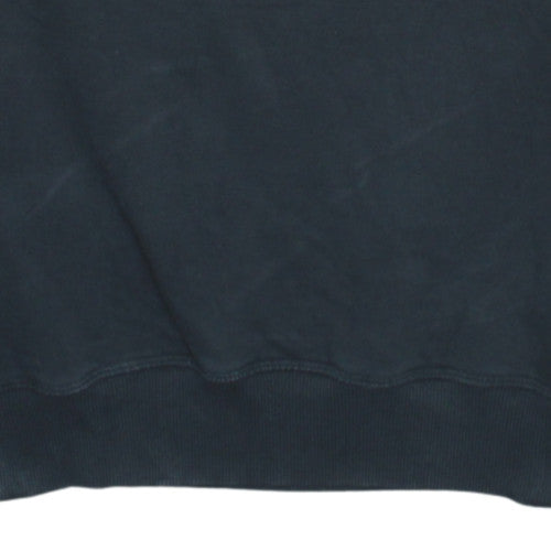 Gymshark Men's Black Crew Neck Fleece Sweatshirt Size M Regular Fit