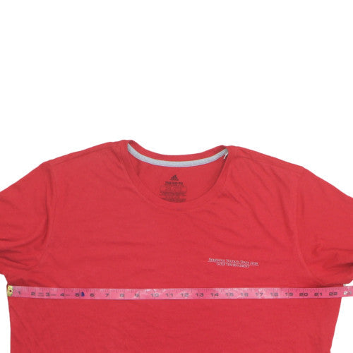 Adidas Men's Red 2XL The Go-To Performance Tee Golf Graphic T-Shirt