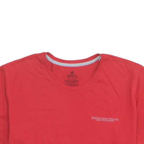Additional view of Adidas Men's Red 2XL The Go-To Performance Tee Golf Graphic T-Shirt