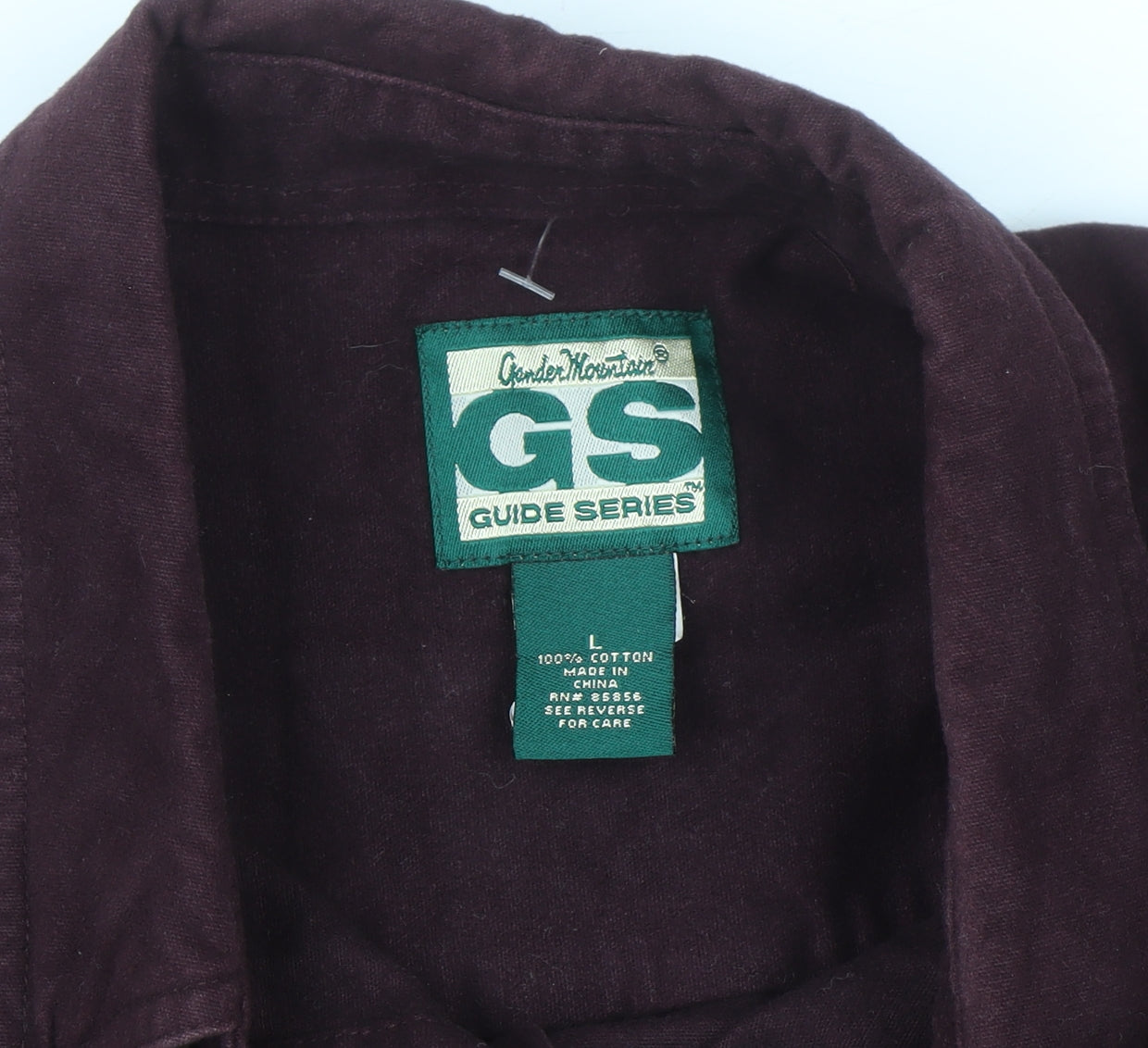 Guide Series Men’s Brown Corduroy Long Sleeve Casual Shirt L