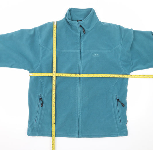 Trespass Men's Blue Fleece Full Zip Outdoor Jacket Size L