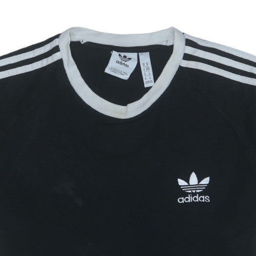 Mens UK Size M adidas Black T-Shirt