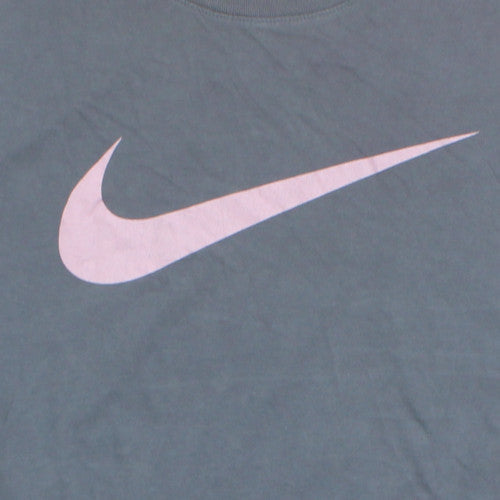 Nike Women Grey 2XL Basic Sports T-Shirt