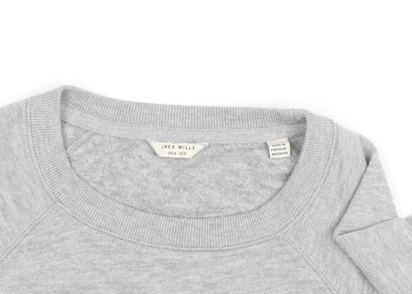 Jack Wills Grey Crew Neck Regular Fit Sweatshirt XS Unisex