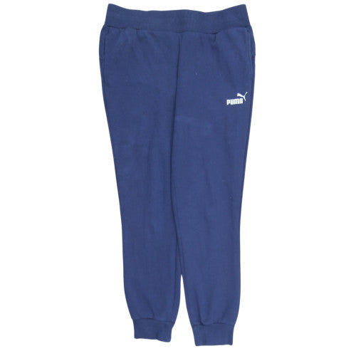 Additional front view of Puma Women Blue Jogger Trousers, size 14, Fleece