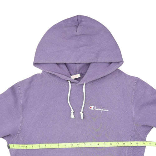 Champion Womens Purple Pullover Hoodie Medium 100% Cotton Reverse Weave