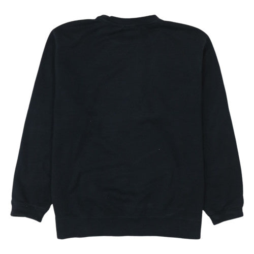Nike Women's Black Crew Neck Pullover Sweatshirt Size L