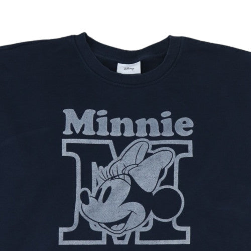 Disney C&A Womens Navy Minnie Mouse XL Pullover Sweatshirt