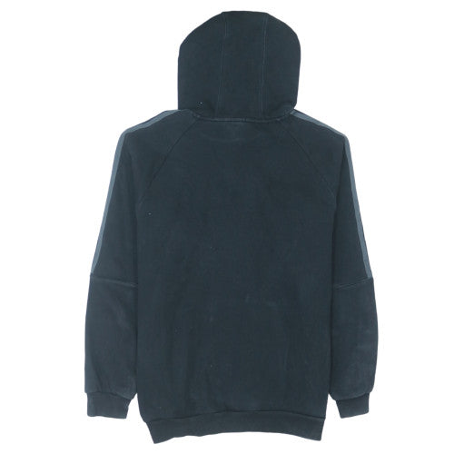 Adidas Mens Black Pullover Hoodie M Fleece Sportswear