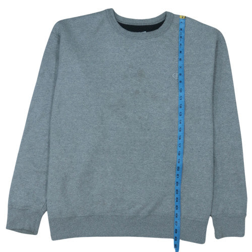 Champion Men’s Grey 2XL Pullover Fleece Sweatshirt Crew Neck