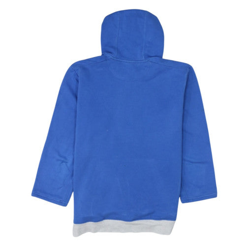 Adidas Women Blue Pullover Hoodie M Lined Casual Sportswear