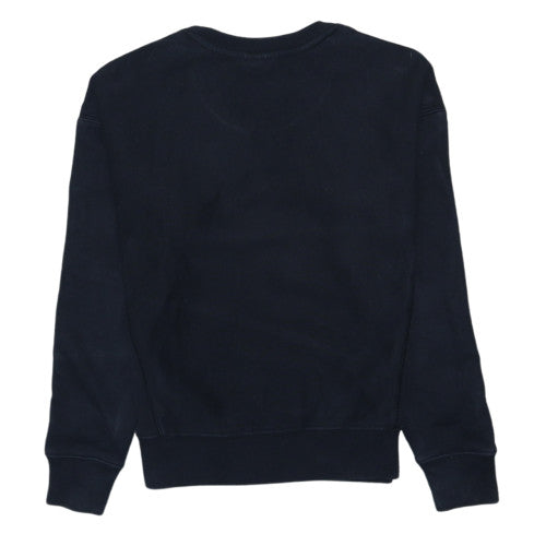 Champion Women Black Small Reverse Weave Logo Crew Neck Sweatshirt