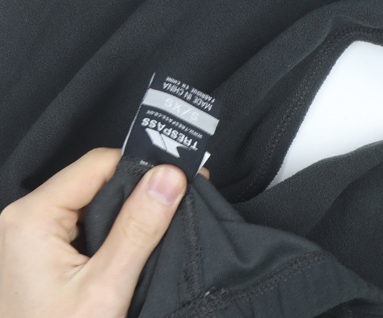 Trespass Mens Black XS Fleece Thermal Compression Leggings