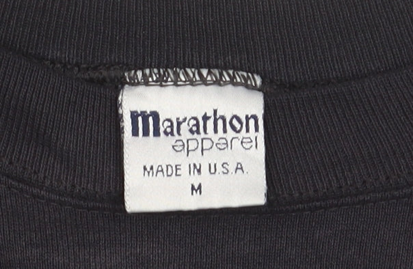 Marathon Apparel Mens Black Duck Graphic Pullover Sweatshirt M
