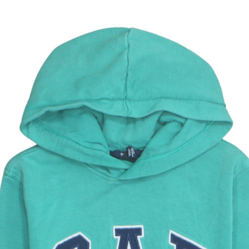Additional view of Gap boys’ green pullover hoodie 8 years logo fleece sweatshirt