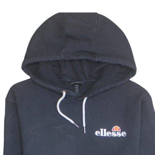 Ellesse Mens Blue XL Pullover Hoodie with Logo and Front Pocket