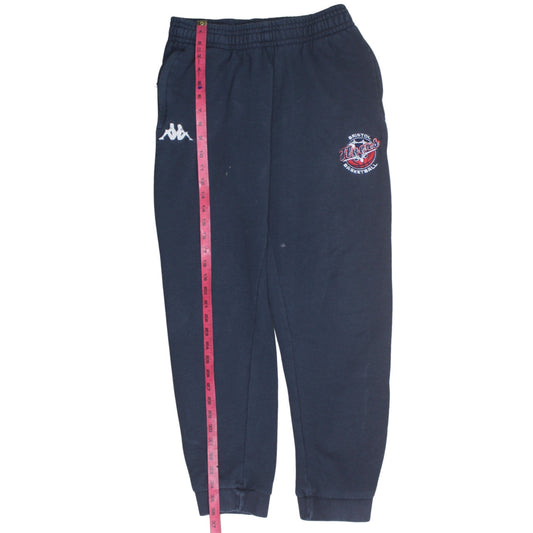 Kappa Mens Black Bristol Flyers Basketball Joggers Medium